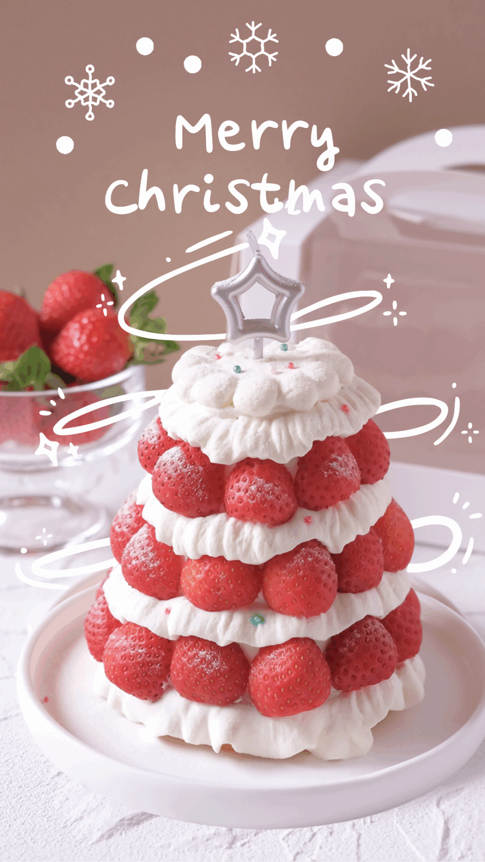 (聖誕限定)草莓蛋糕樹